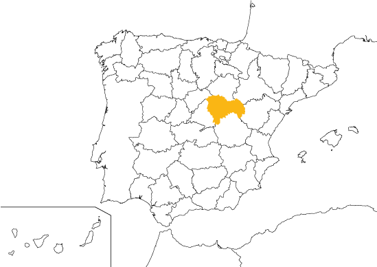 Mapa provincias de Espa�a